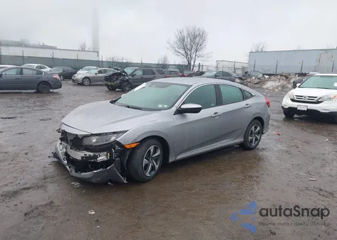 2019 Honda Civic Lx from USA, damaged, VIN 19XFC2F66KE016447